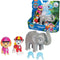 PAW Patrol Jungle Pups - Marshall met Skye en Olifant - speelfigurenset met projectielwerper