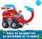 PAW Patrol Jungle Pups - Marshall's Olifant-brandweerwagen met projectielwerper - speelgoedauto met speelfiguur