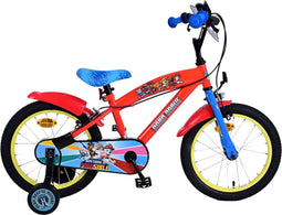 Paw Patrol Kinderfiets - Jongens - 16 inch - Rood - Twee handremmen