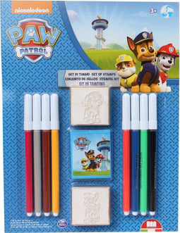 Paw Patrol Kleur- en Stempelset 11-delig