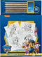 Paw Patrol Kleurboek met 6 Kleurpotloden