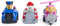 PAW Patrol Rescue Racers - set van 3-speelgoedauto's met terugtrekfunctie - Chase Marshall en Skye