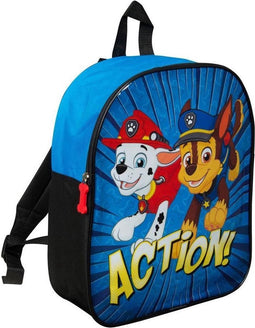 Paw Patrol rugzak Chase Marshall - 30 x 26 cm - Blauw - Zwart - Superpups