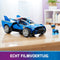 PAW Patrol The Mighty Movie - Chase's Raceauto - Transformerende-speelgoedauto met licht en geluid - inclusief Chase-actiefiguur
