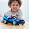 PAW Patrol The Mighty Movie - Chase's Raceauto - Transformerende-speelgoedauto met licht en geluid - inclusief Chase-actiefiguur