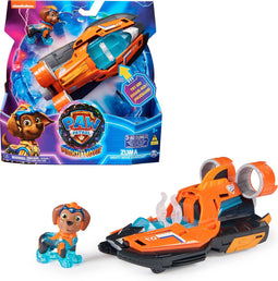 PAW Patrol The Mighty Movie - Hovercraft met Zuma-actiefiguur licht en geluid
