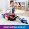 PAW Patrol The Mighty Movie - Vliegdekschip Hoofdkwartier met Chase-actiefiguur en Mighty Pups-voertuig