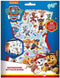 PAW Patrol Totum junior raamstickers - 45 niet permanente statische stickers 4 vellen incl. speelachtergrond