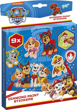 PAW Patrol Totum - stickers maken met 800+ strass steentjes - knutselset stickeren diamond painting