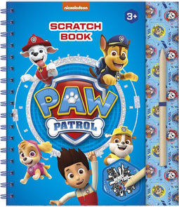 PAW Patrol Totum vakantie doeboek scratch art luxe kraskaarten- en kleurboek - 21 x 23,5 cm A5 harde kaft Sint schoencadeau