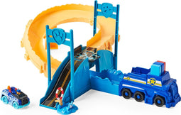 PAW Patrol True Metal - Chase Rescue-baanset met uniek Chase-voertuig van gegoten metaal - schaal 1:55