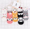 Paw Up Smiling Socks® - Leuke sokken - Verjaardagscadeau - Schattige sokken - 5 Paar - Maat 35-43 - Enkelsokken - Katoen - Cadeau voor haar