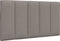 vidaXL - Hoofdbordkussen - 90 - cm - stof - taupe