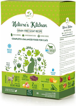 Pawfect Freeze Dried kattenvoeding Geit 250 gr.