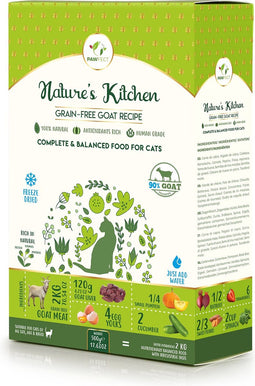 Pawfect Freeze Dried kattenvoeding Geit 500 gr.