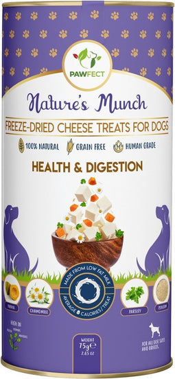 Pawfect Functionele Freeze Dried hondensnack Gezondheid en Spijsvertering 75 gr.