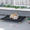 PawHut Bed voor huisdieren bekleed met Textline-stof D04-213