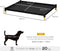 PawHut Bed voor huisdieren bekleed met Textline-stof D04-213
