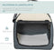PawHut Hondenbox inklapbare hondentransportbox dier 2 kleuren 5 maten 1O-T46O-R3DG-1