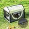 PawHut Hondenbox inklapbare hondentransportbox dier 2 kleuren 5 maten 1O-T46O-R3DG-1