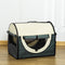 PawHut Hondenbox inklapbare hondentransportbox dier 2 kleuren 5 maten 1O-T46O-R3DG-1