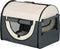 PawHut Hondenbox inklapbare hondentransportbox dier 2 kleuren 5 maten 1O-T46O-R3DG-1