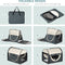 PawHut Hondenbox inklapbare hondentransportbox dier 2 kleuren 5 maten 1O-T46O-R3DG-1
