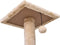 PawHut Kattenboom 4 verdiepingen krabpaal kattengrot sisal palen krabplank pluche grijs D30-254