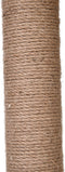 PawHut Kattenboom 4 verdiepingen krabpaal kattengrot sisal palen krabplank pluche grijs D30-254