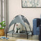 PawHut Luifel hondenligbed hondenbed verhoogd huisdierbed ademend taft-stof D04-058