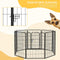 PawHut Puppy-outlet voor puppyren individueel ontworpen metaal zwart D06-107V01