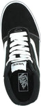 Vans YT Ward Hi - Hoge sneakers - Suede/Canvas - Black/White - Maat 38