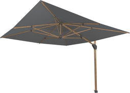 4 Seasons Outdoor Hacienda Zweefparasol 300x400 - Antraciet/Houtlook Frame