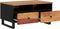 vidaXL - Salontafel - 80x54x40 - cm - massief - acaciahout - en - bewerkt - hout