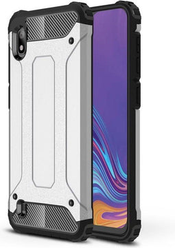 Lunso - Armor Guard hoes - Geschikt voor Samsung Galaxy A10 - Zilver
