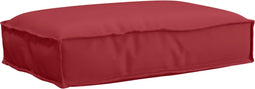 vidaXL - Ligbedkussen - Bordeauxrood - 60x40x8 - cm - Oxfordstof
