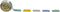 NIIMBOT A2A28978201 Etiketten (rol) 14 x 30 mm Geel 210 stuk(s) Universele etiketten
