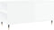 vidaXL - Salontafel - 102x44,5x50 - cm - bewerkt - hout - hoogglans - wit