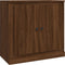 vidaXL - Dressoir - 70x35,5x67,5 - cm - bewerkt - hout - bruin - eikenkleur