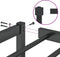 vidaXL - Bedframe - metaal - zwart - 90x190 - cm