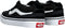 VANS Caldrone SUEDE/MESH Unisex Sneakers - BLACK/WHITE - Maat 36