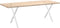vidaXL - Eettafelpoten - 2 - st - X-vormig - 70x(72-73) - cm - staal - wit