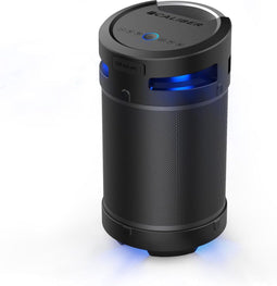 Caliber HPG543BTL - 360 graden Bluetooth speaker met LED verlichting - Zwart