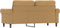 vidaXL - Tweezitsbank - 140 - cm - stof - bruin