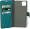 Mobiparts Galaxy A22 5G (2021) - Wallet Case - Saffiano motief - Turquoise