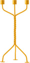 Gedraaide Kandelaar Geel / Twisted Candleholder Yellow | Ward Wjnant voor Werkwaardig.
