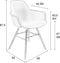 Zuiver Albert Kuip Eetkamerstoelen met armleuning Groen - Set van 2