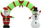 vidaXL - Kerstboog - opblaasbaar - met - LED's - 270 - cm