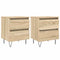vidaXL - Nachtkastjes - 2 - st - 40x35x50 - cm - sonoma - eikenkleurig