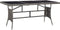 vidaXL - Tuintafel - 170x80x74 - cm - poly - rattan - grijs